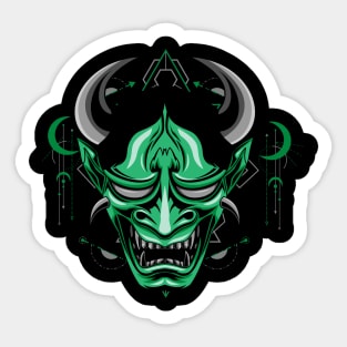 hannya yokai mask Sticker